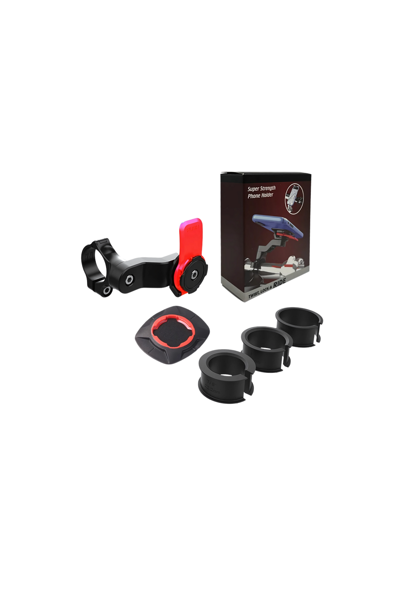 Quad Lock Bike Phone Holder – Shockproof Handlebar Mount