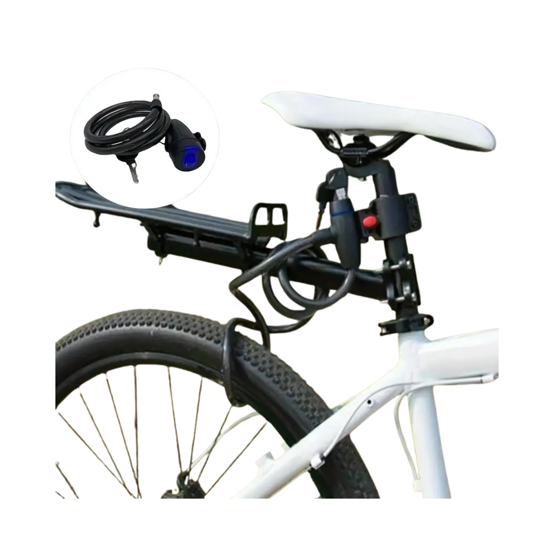 Heavy Duty Motorcycle Chain Lock & Rack – 80cm Anti-Theft