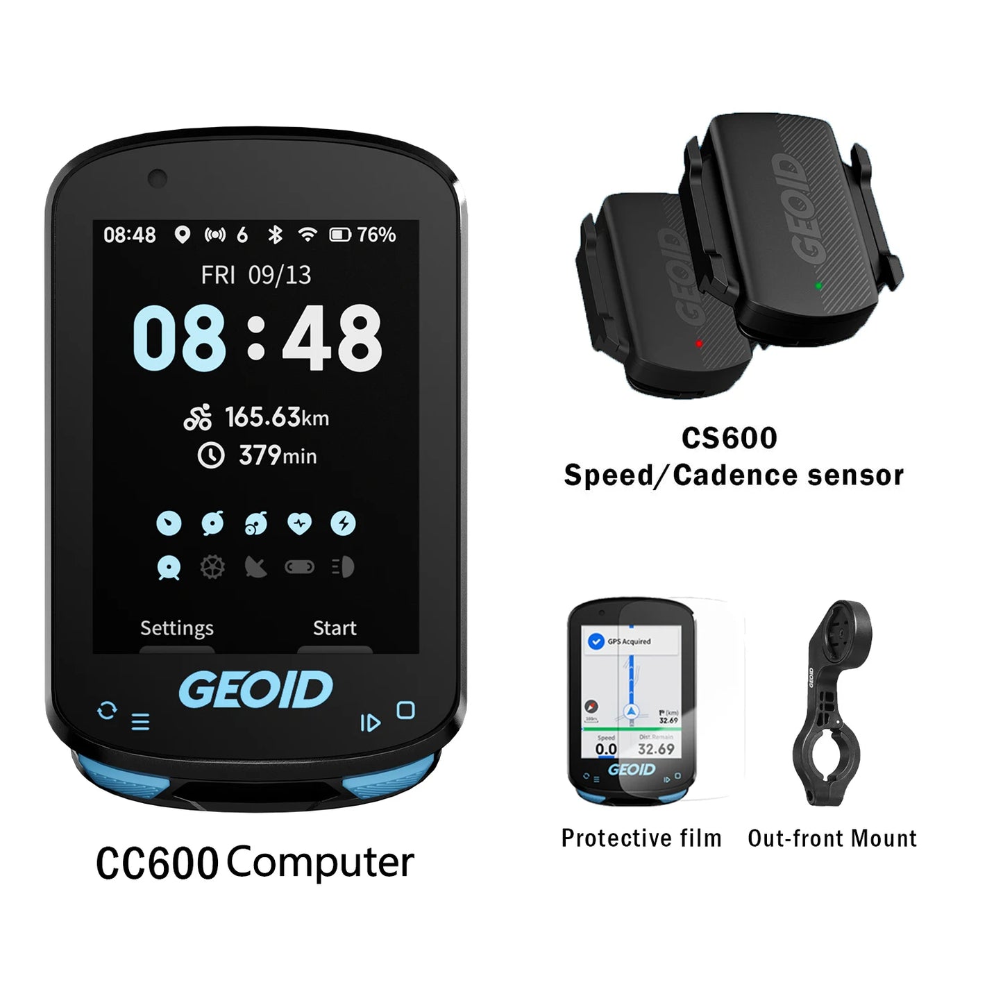 GPS Bike Computer – Wireless Cycling Odometer