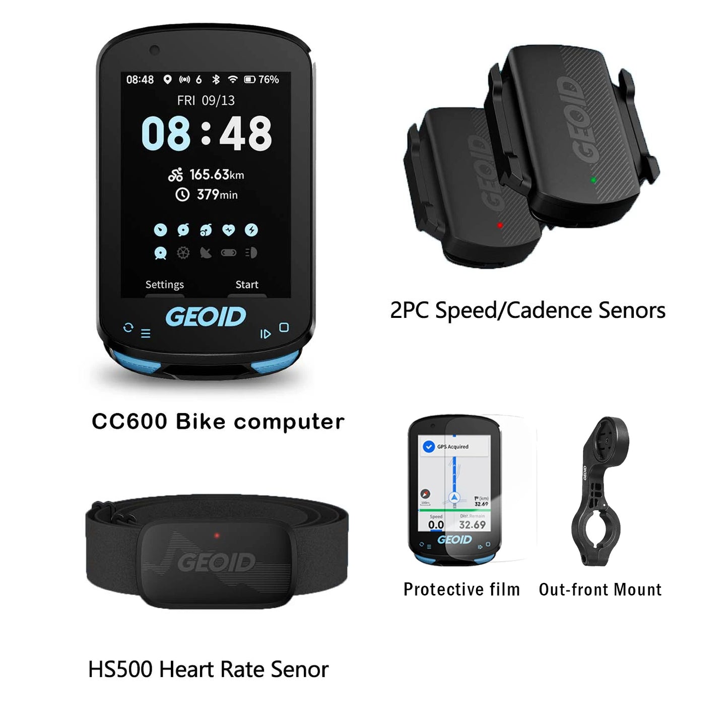 GPS Bike Computer – Wireless Cycling Odometer