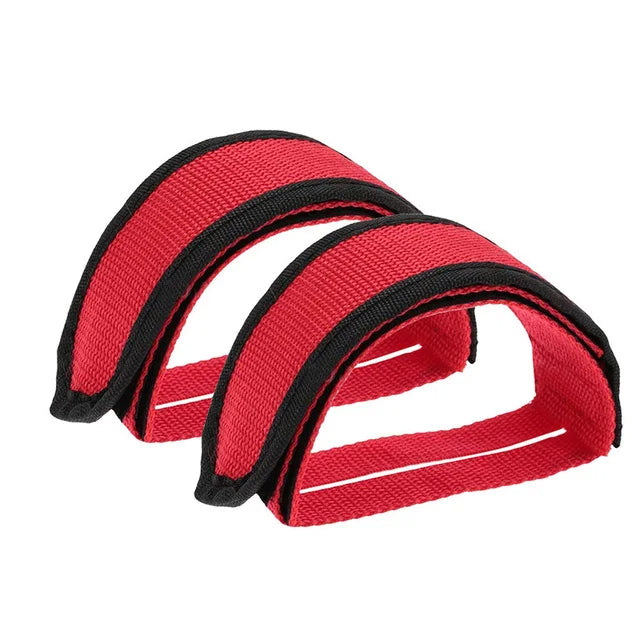 2PCS Bike Pedal Straps – Fixed Gear Cycling Toe Clips
