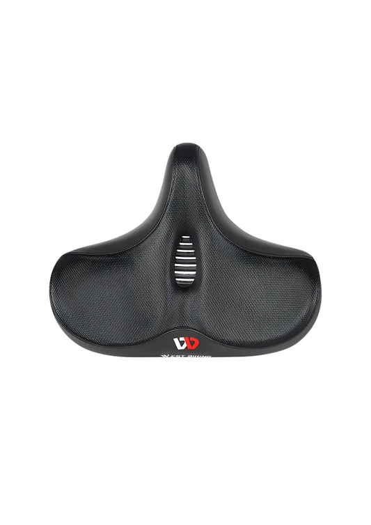 Ergonomic Bike Saddle – Wide, Soft & Breathable Cushion