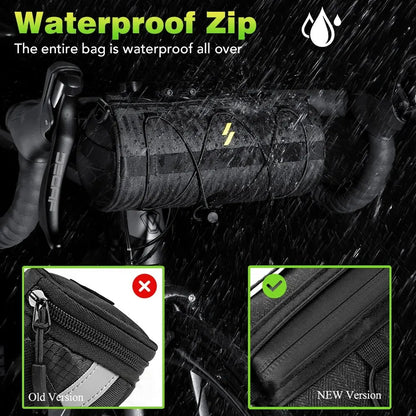Handlebar & Frame Bike Bag – Portable, Multifunction