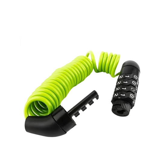 4-Digit Steel Cable Bike Lock – Portable Password Security