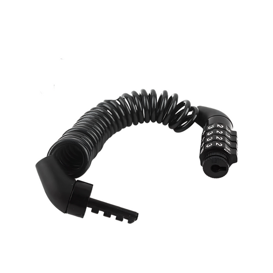 4-Digit Steel Cable Bike Lock – Portable Password Security