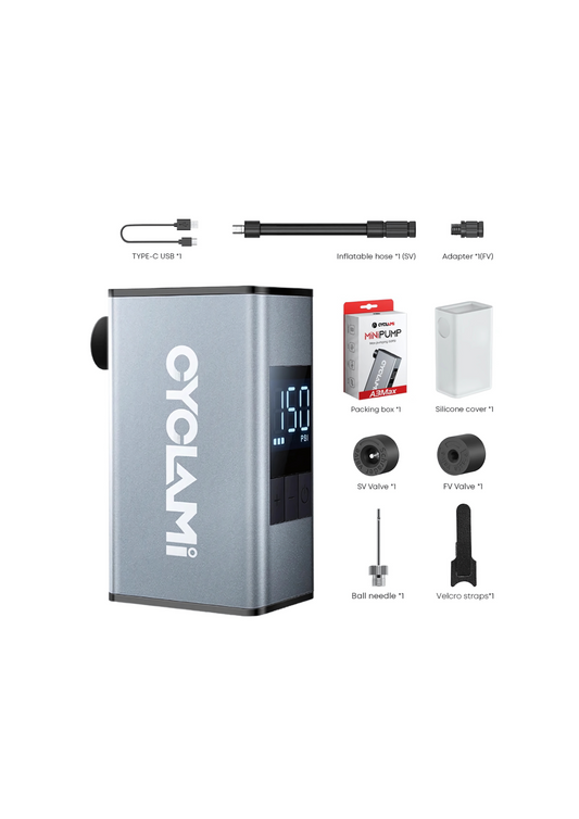 Bike Air Pump – 150 PSI Portable Inflator
